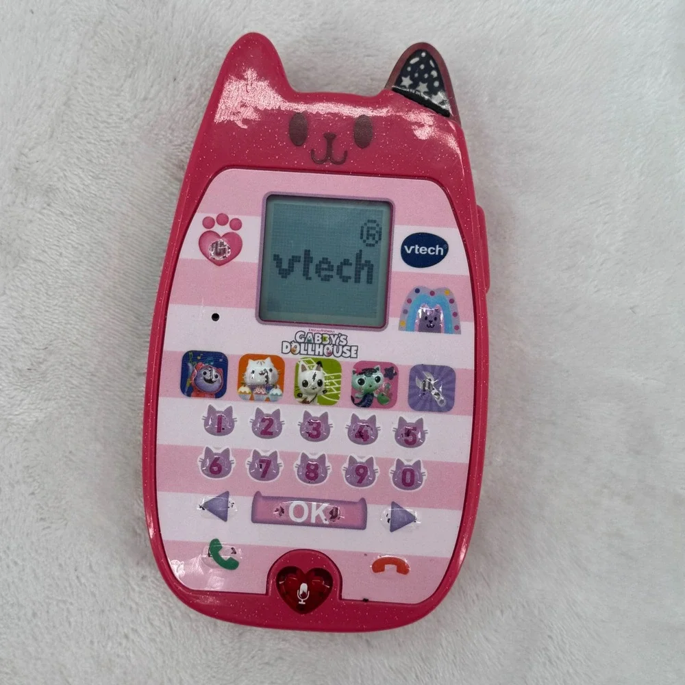 VTech Gabby's Dollhouse A-Meow-Zing Cell Phone Interactive Kids Learning Toy